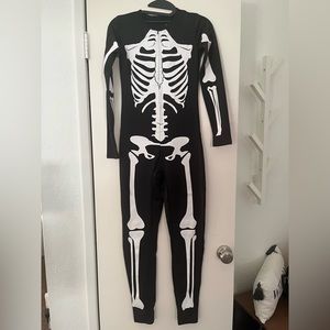 Skeleton bodysuit costume